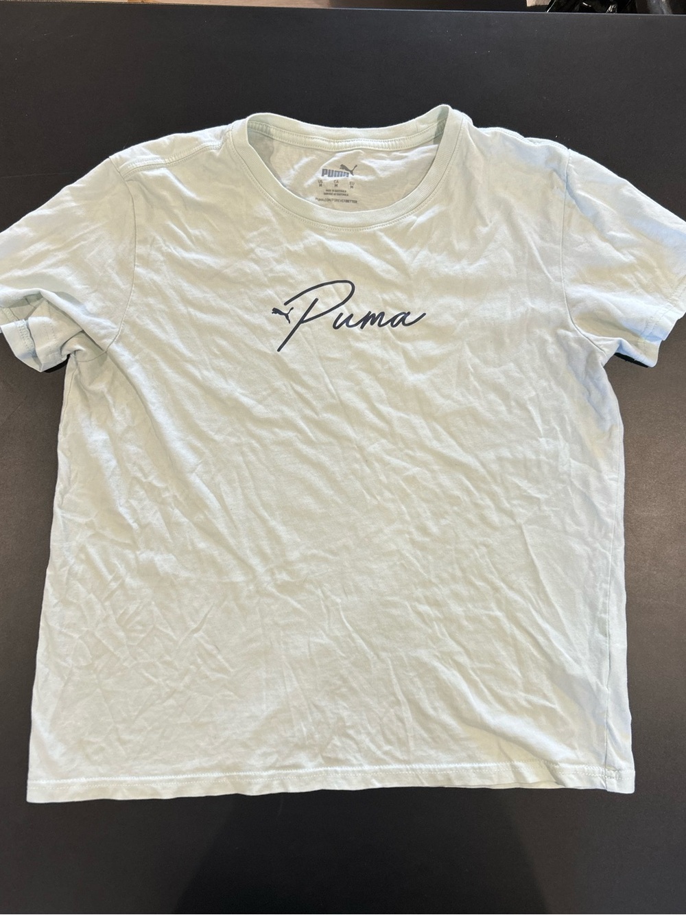 Puma Light Blue Logo T-Shirt
